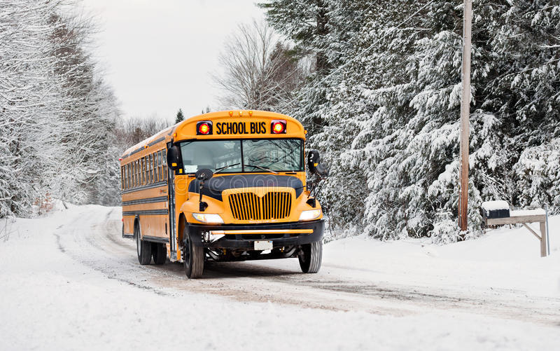 Bus in the Snow