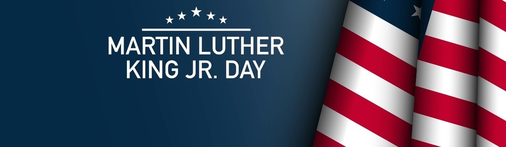Martin Luther King Jr. Day with Flag
